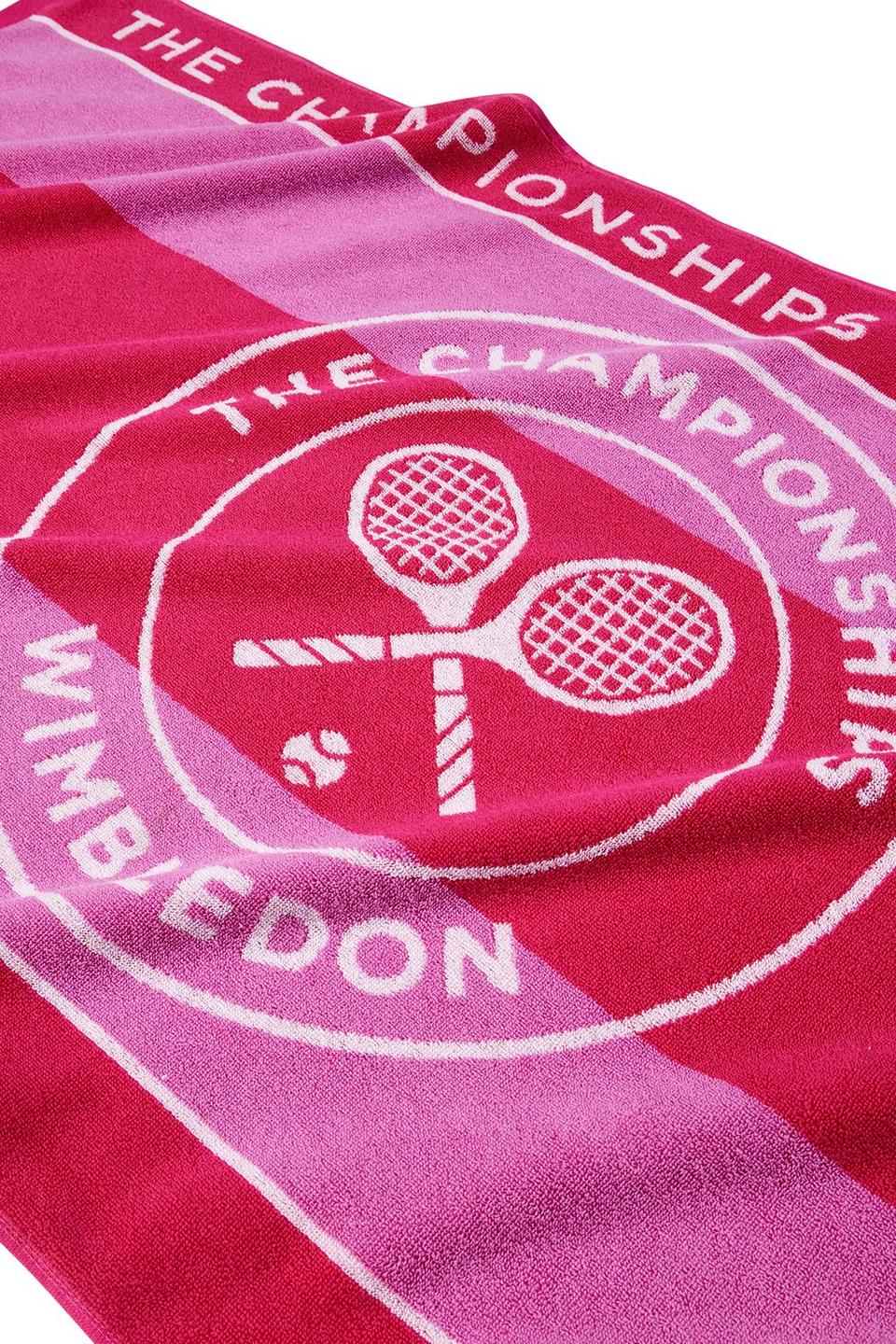 Towels | 'Wimbledon'' Championship 2023 Towel Rose & Fuchsia | CHRISTY
