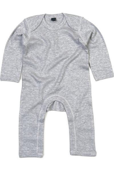 Babybugz Light Grey Long Sleeved Rompersuit