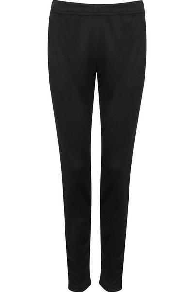 Tombo Black Slim Leg Jogging Bottoms