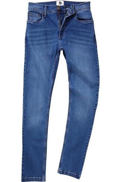 AWDis Mid Blue So Denim Max Slim Jeans