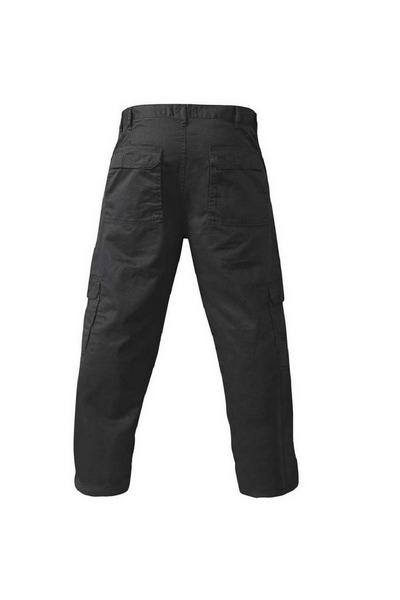 Duke Clothing Black London Cotton Cargo Trousers