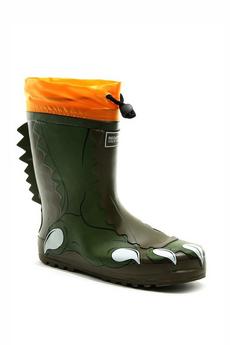 Regatta Dark Green 'Mudplay Junior' Adjustable Wellington Boots