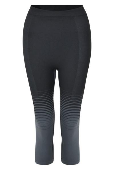 Dare 2b Black 'In the Zone' Thermo Regulating Base Layet 3/4 Leggings