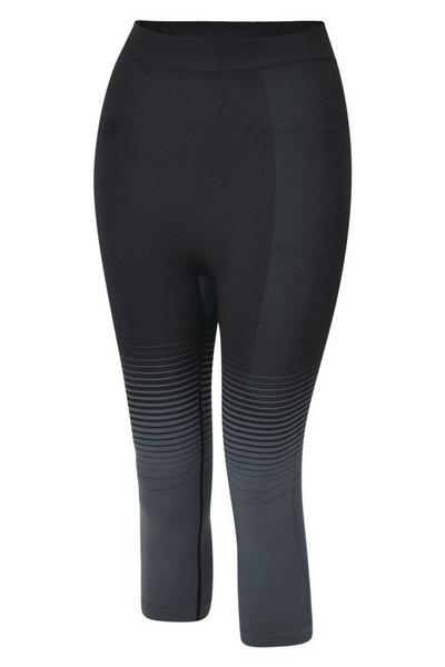 Dare 2b Black 'In the Zone' Thermo Regulating Base Layet 3/4 Leggings