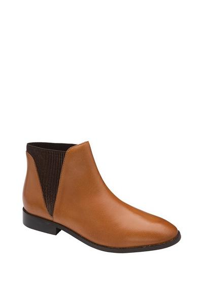Ravel Tan 'Sabalo' Leather Ankle Boots