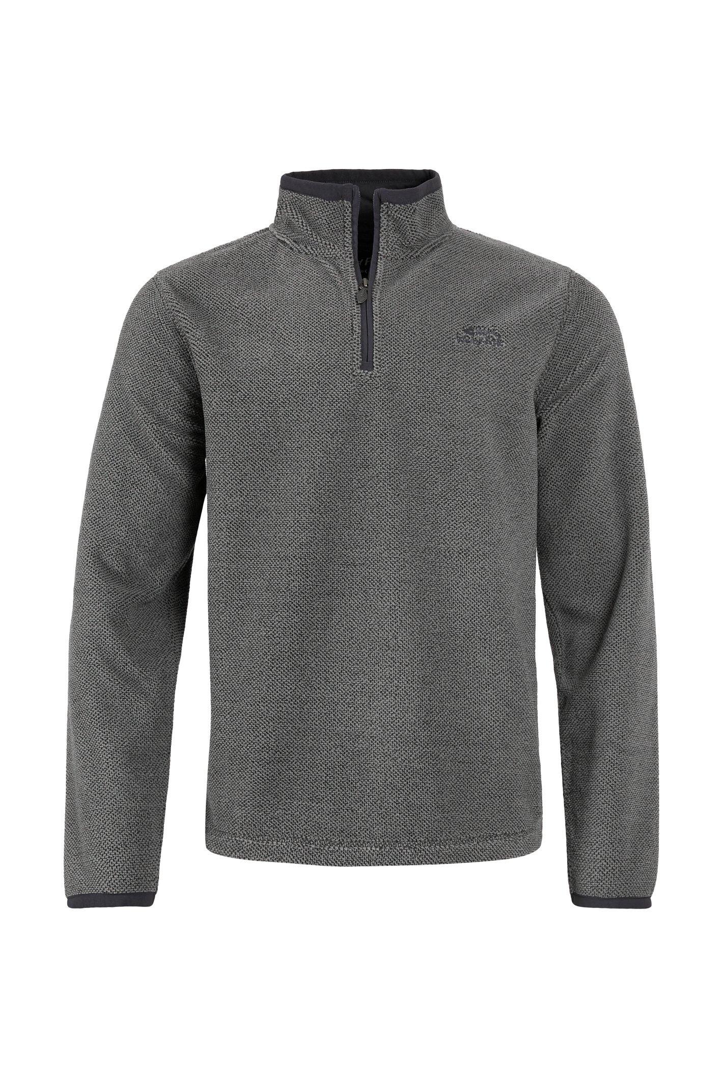 Weird Fish Errill Eco 1/4 Zip Textured Fleece | Debenhams