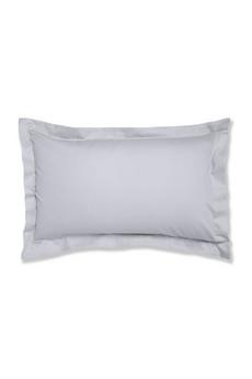 Content By Terence Conran Grey 'Cotton Modal Plain Dye' Oxford Pillowcase
