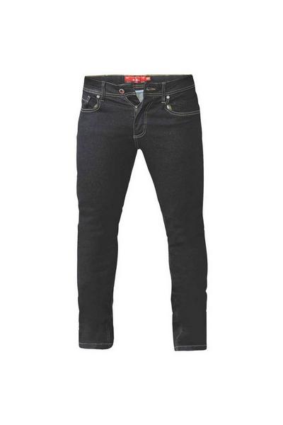 Duke Clothing Indigo Cedric King Size Tapered Fit Stretch Jeans