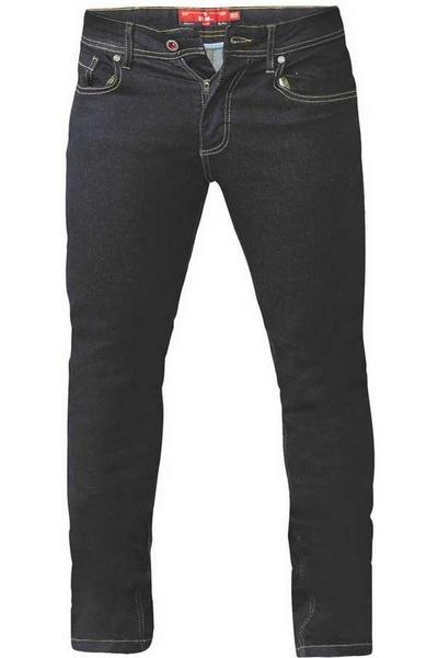 Duke Clothing Indigo Cedric King Size Tapered Fit Stretch Jeans