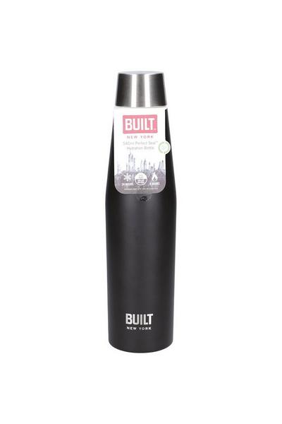 BUILT New York Black Perfect Seal 540ml Black Hydration Bottle