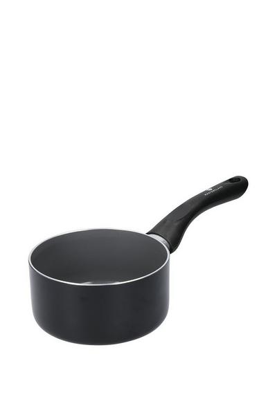 MasterClass Black Can-to-Pan 14cm Non-Stick Milk Pan for Induction Hob, Recycled Aluminium