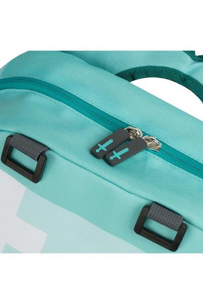 Minecraft Blue Official / Diamond Armour Large School Backpack