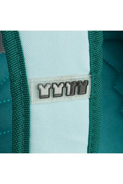 Minecraft Blue Official / Diamond Armour Large School Backpack