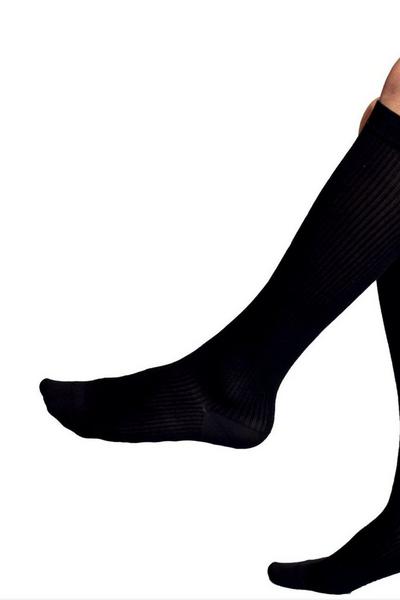 Silky Black Health Compression Sock (1 Pair)