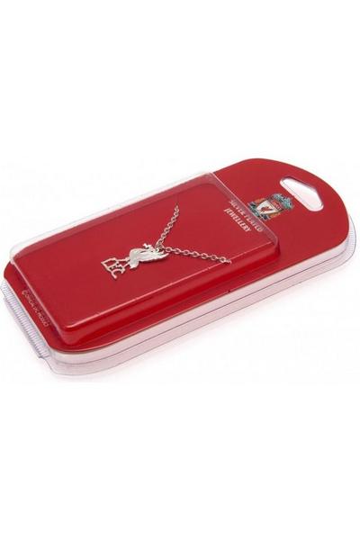 Liverpool FC Silver Silver Plated Liverbird Pendant And Chain