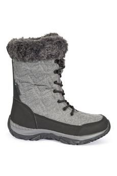 Trespass Grey Esmae Waterproof Snow Boots