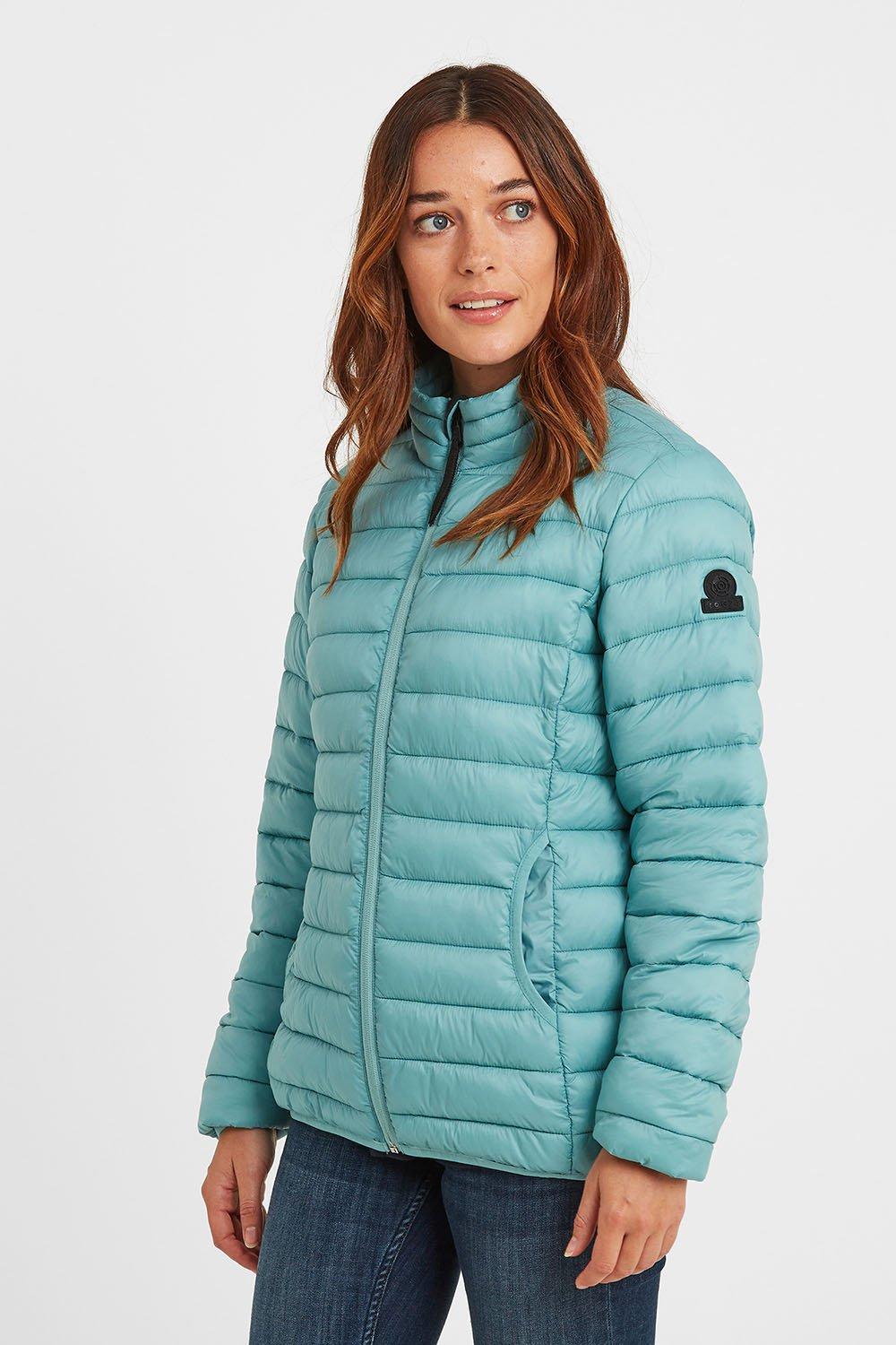 Dorothy Perkins Womens Teal Jaquard Short Padded Jacket Quilted