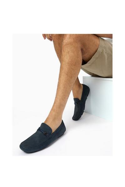 Dune London Navy 'Beacons' Loafers