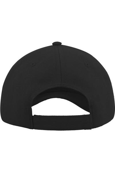 Atlantis Black Zoom Sports 6 Panel Baseball Cap (Pack Of 2)
