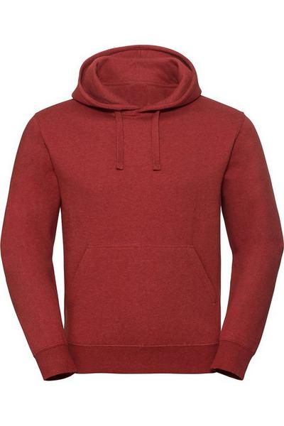 Russell Red Authentic Melange Hoodie