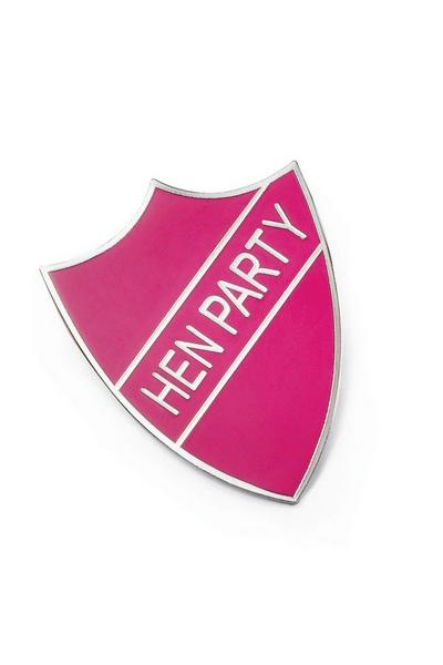 Bristol Novelty Baby Pink Hen Party School Badge