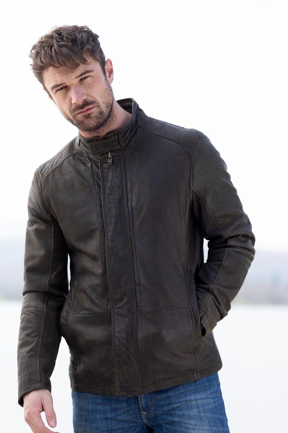 debenhams mens leather jackets sale