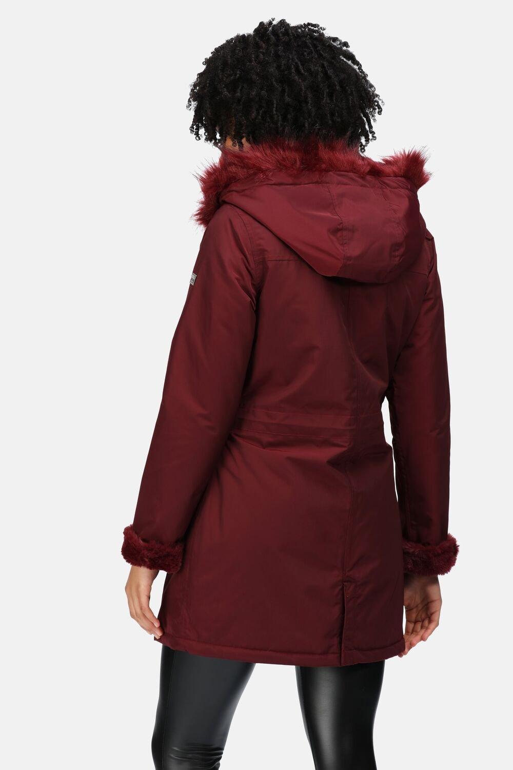 debenhams burgundy coat