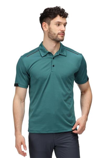 Regatta Bottle Green Quick-Dry 'Highton Pro' Short Sleeve Polo Shirt