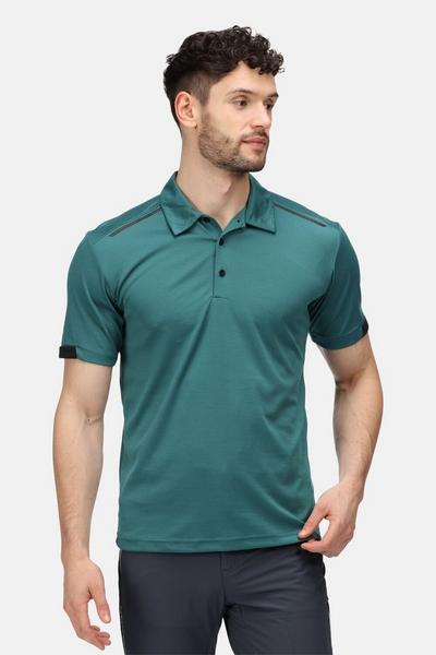 Regatta Bottle Green Quick-Dry 'Highton Pro' Short Sleeve Polo Shirt