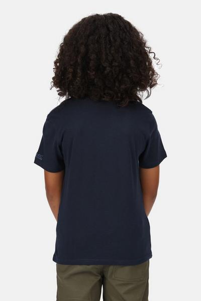Regatta Mid Navy Jersey Coolweave 'Bosley V' Short Sleeve T-Shirt