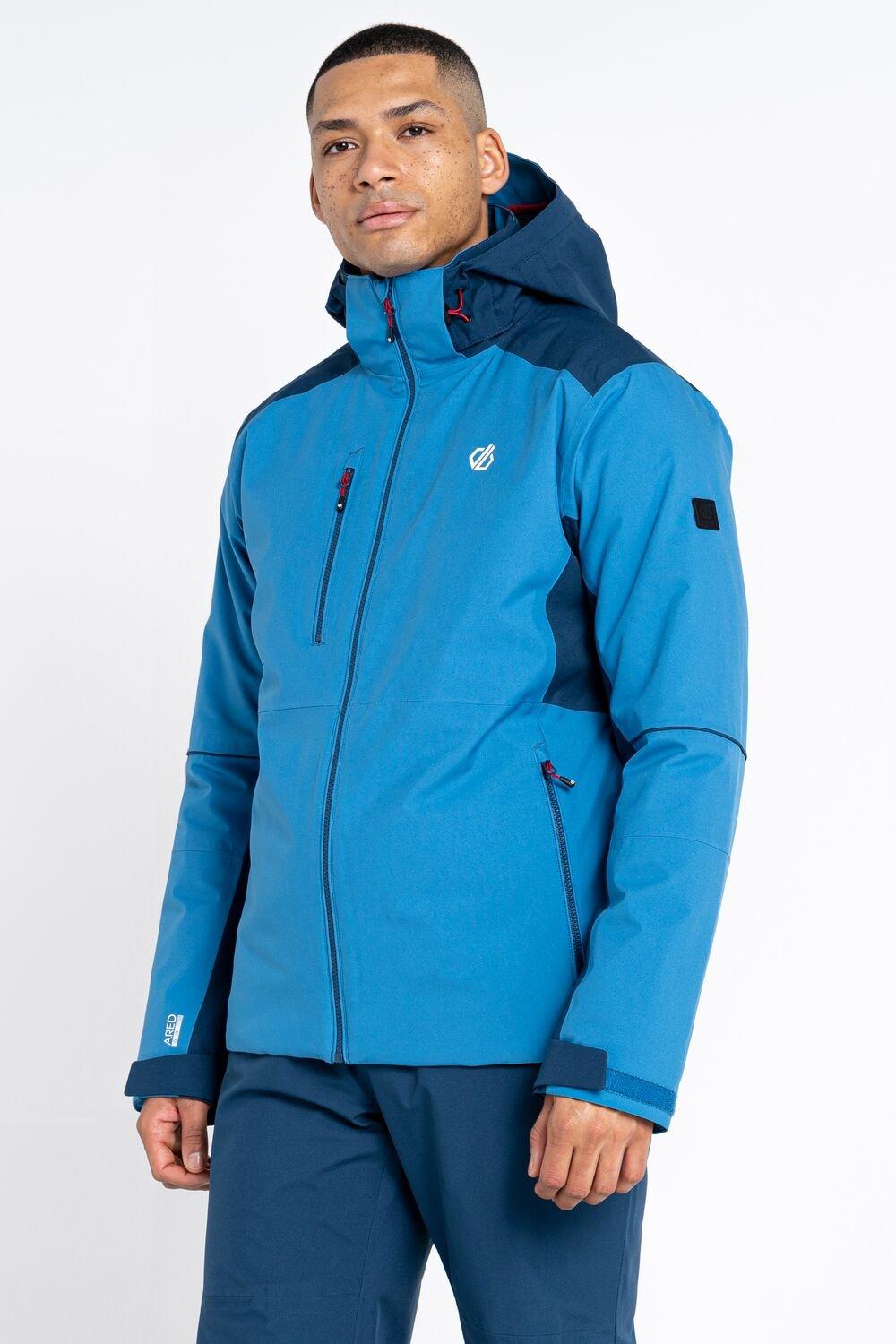 mens light blue ski jacket