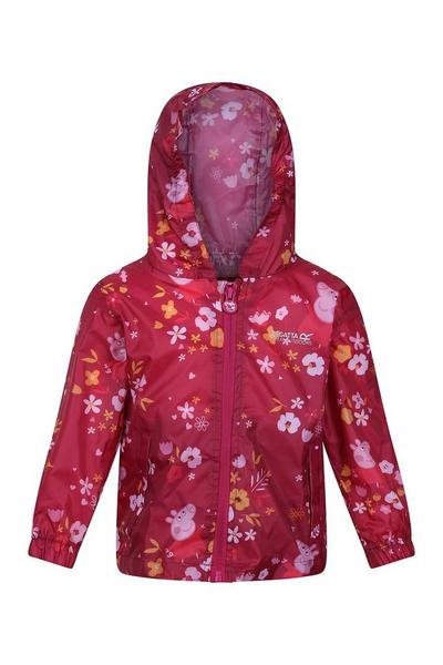 Regatta Dark Pink 'Peppa Pack-It Jacket' Isolite Waterproof Walking Jacket