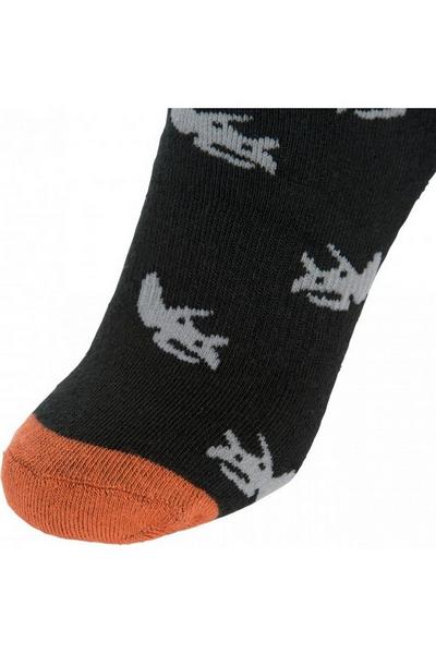 Trespass Black Replicate Ski Tube Sock (Pack Of 2)