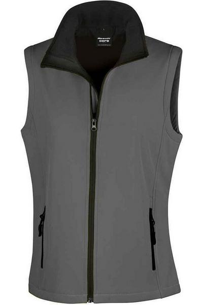 Result Grey Core Printable Soft Shell Bodywarmer