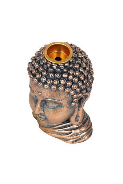 Something Different Bronze Buddha Head Backflow Burner