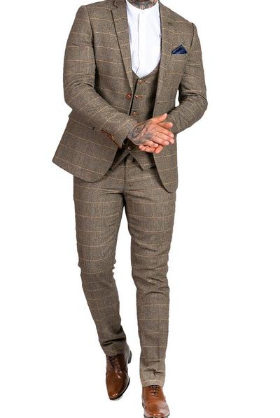 Marc Darcy Tan Ted Tan Check Jacket
