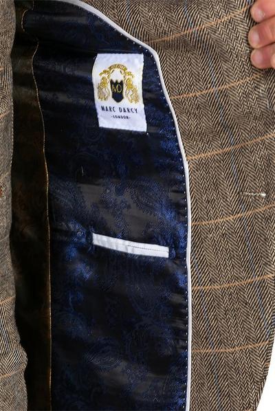 Marc Darcy Tan Ted Tan Check Jacket
