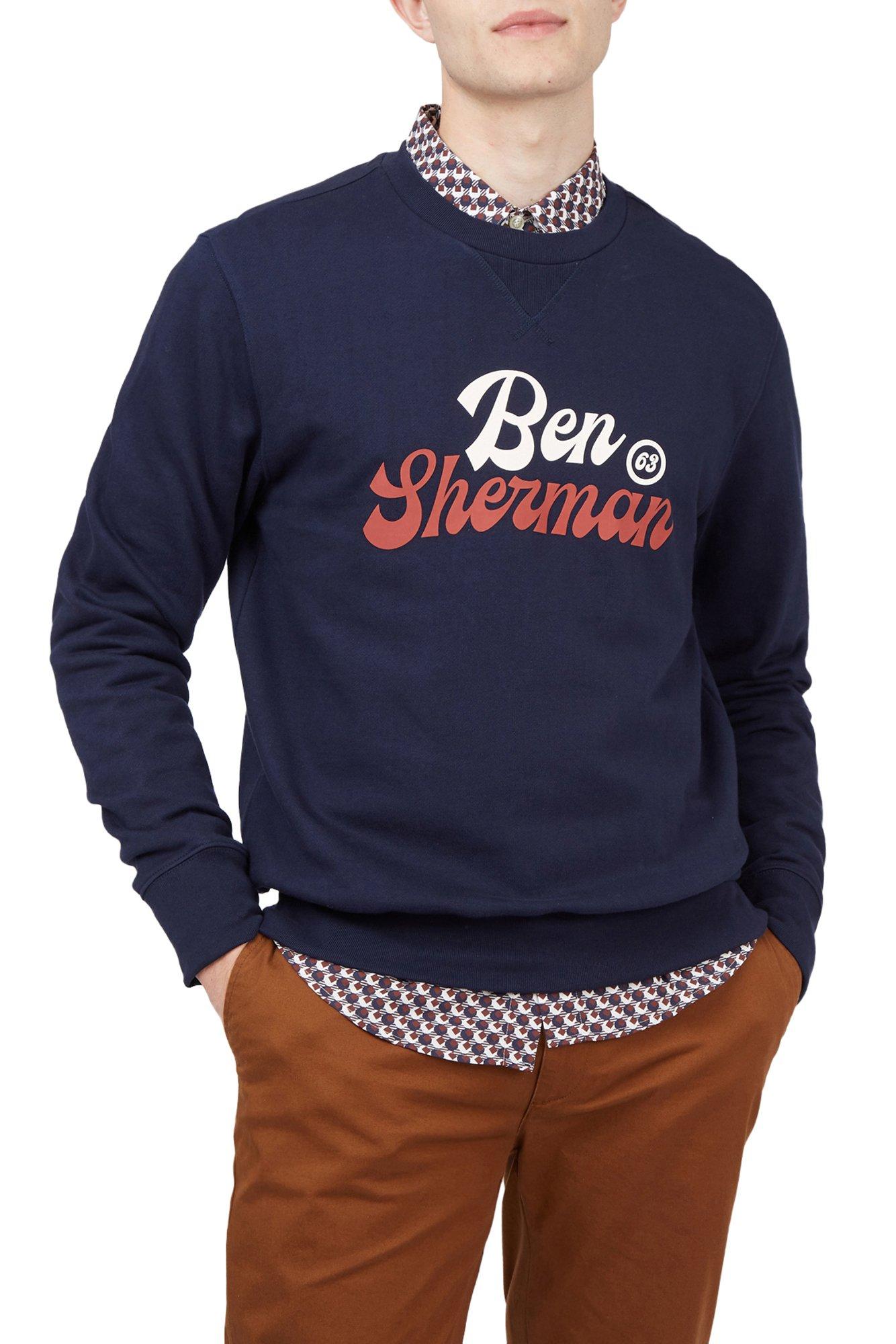 Hoodies & Sweatshirts | Sport Logo Crew | Ben Sherman