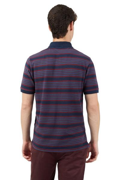 Ben Sherman Short Sleeve Stripe Pique Polo