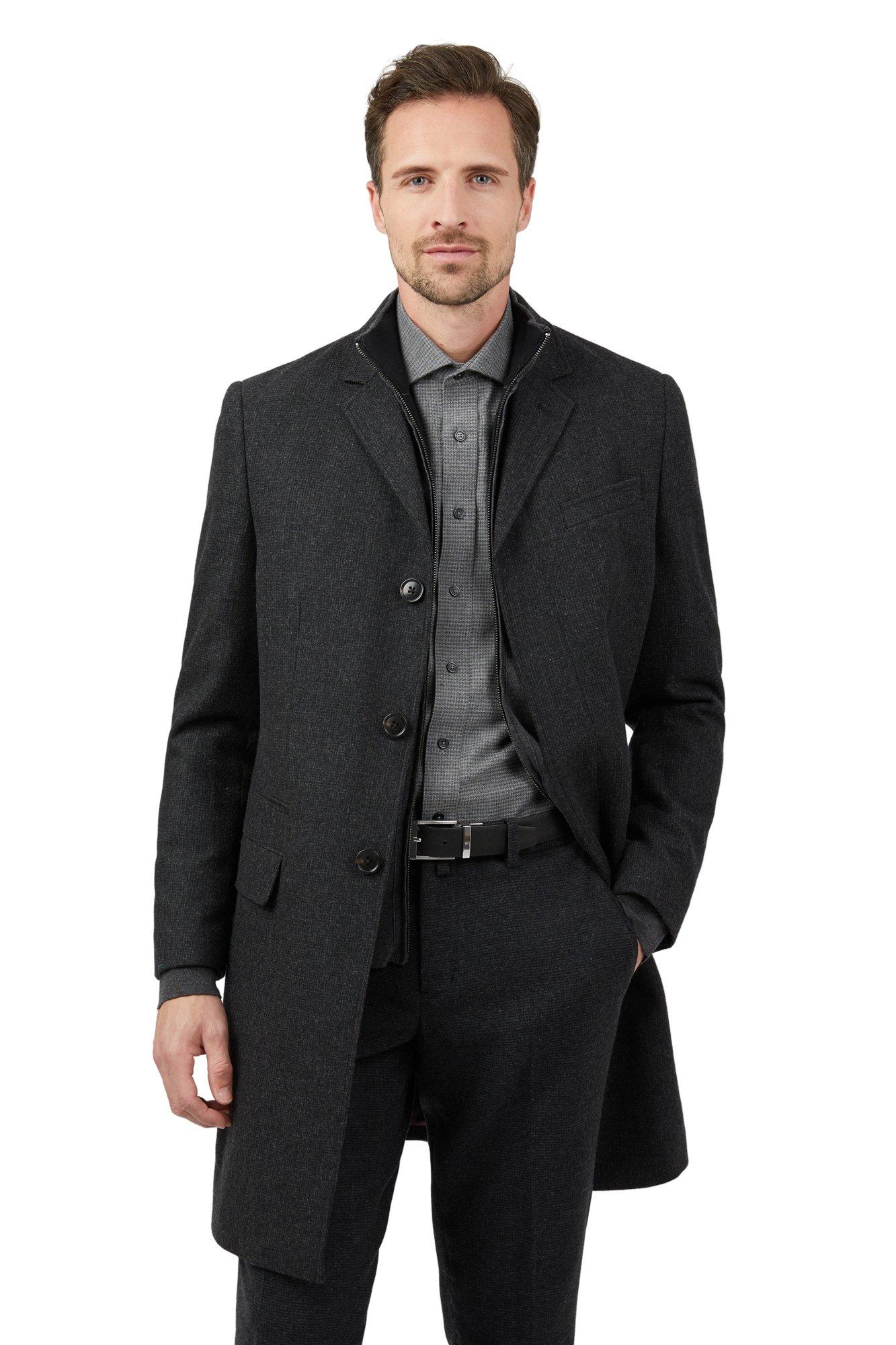 Jackets & Coats | Single Breasted Classic Coat | Jeff Banks