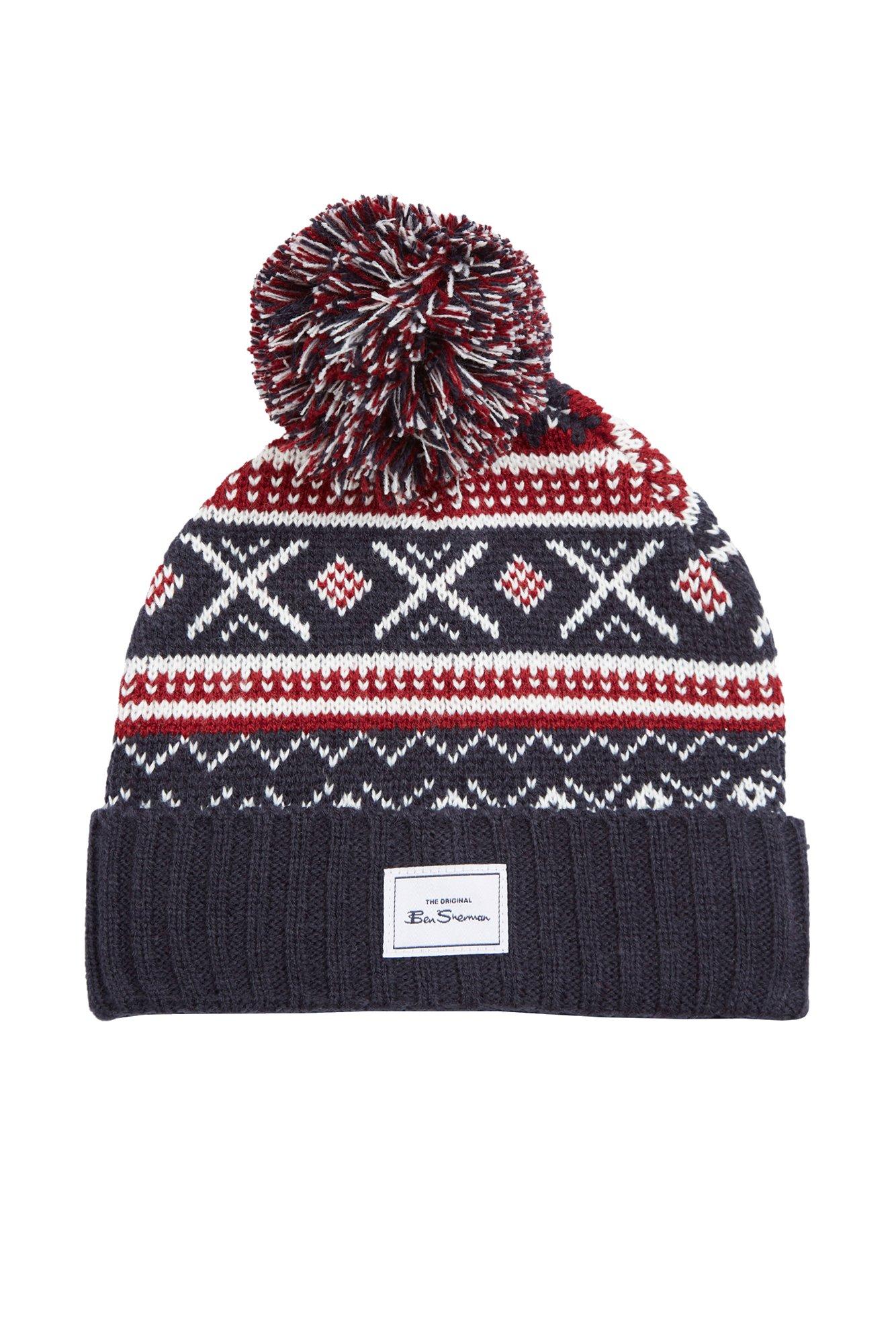 debenhams mens bobble hat