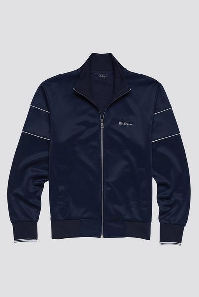 Ben Sherman Navy Stripe Sleeve Tricot