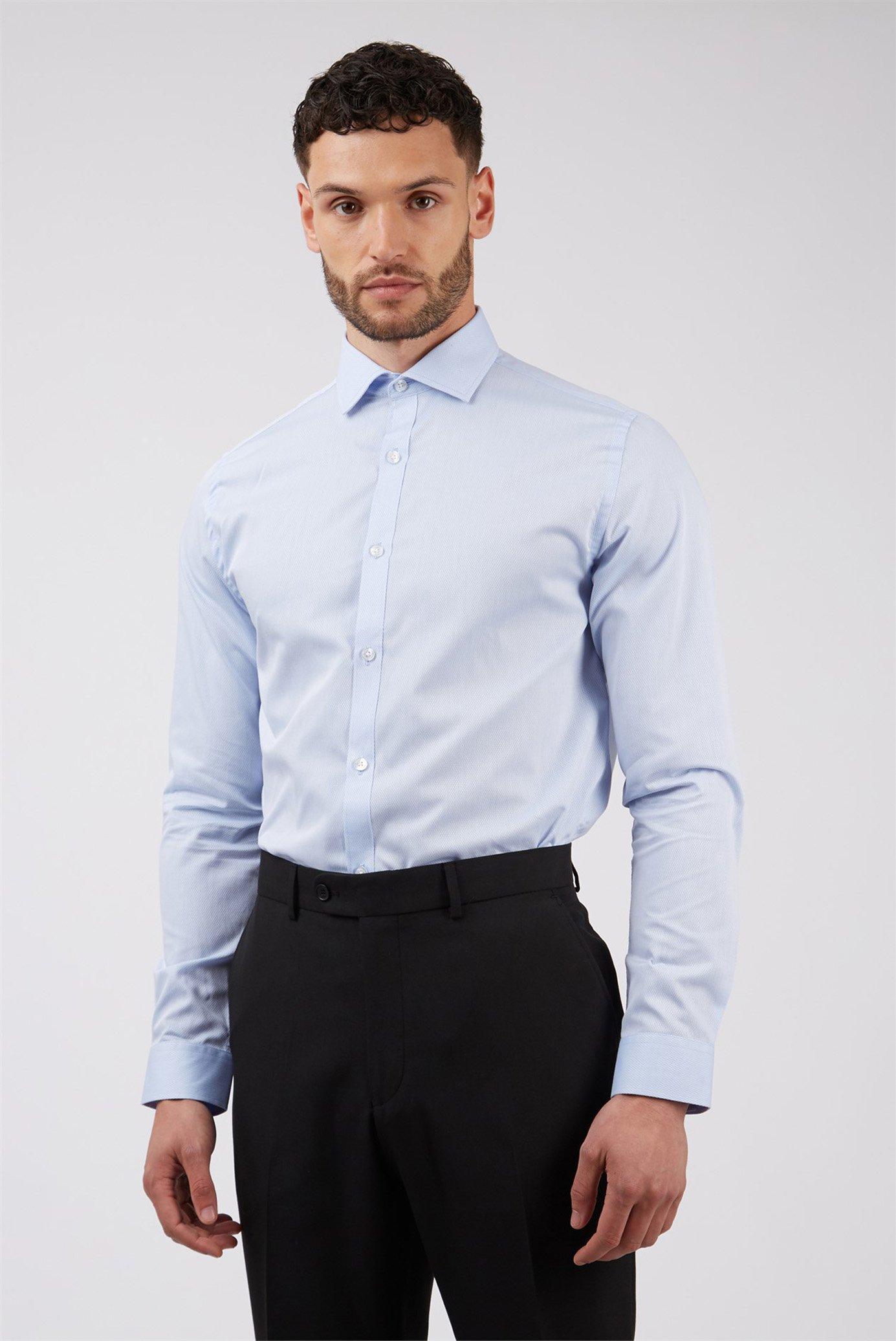 Racing Green Dobby Tailored Shirt | Debenhams