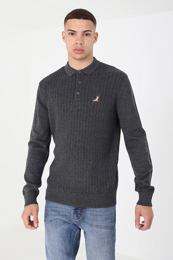 Polo Polo Ralph Lauren Long-Sleeve Men's Heather Novelty Regatta