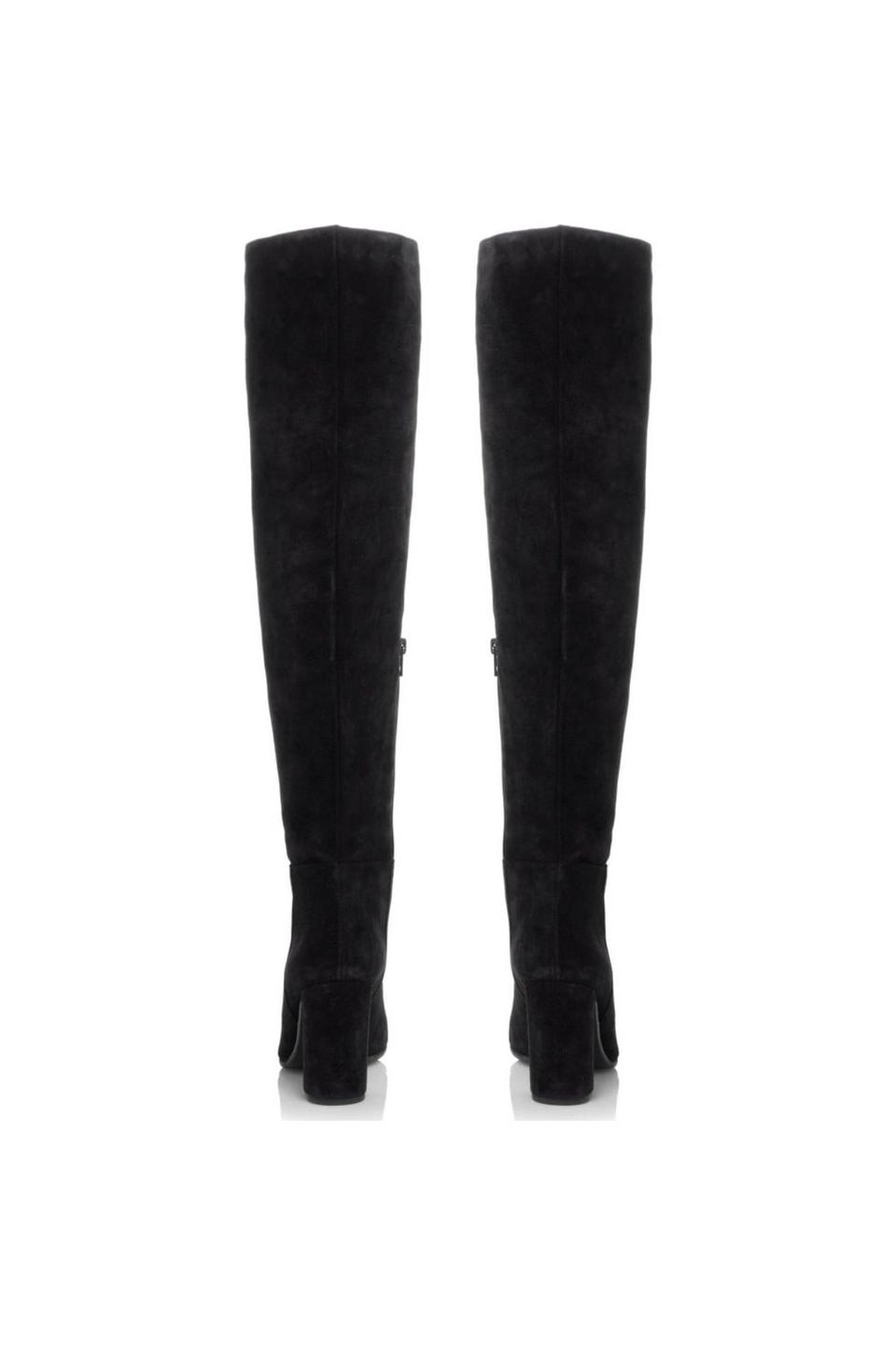 Boots | 'Selsie' Suede Knee High Boots | Dune London