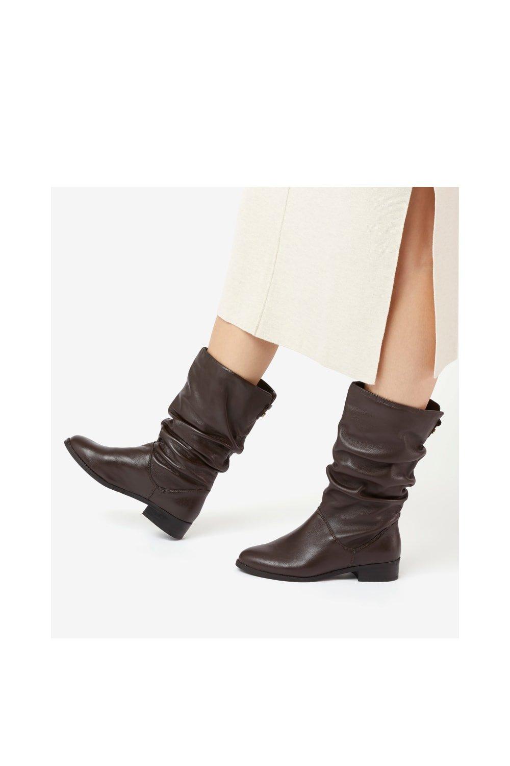 slouch boots calf