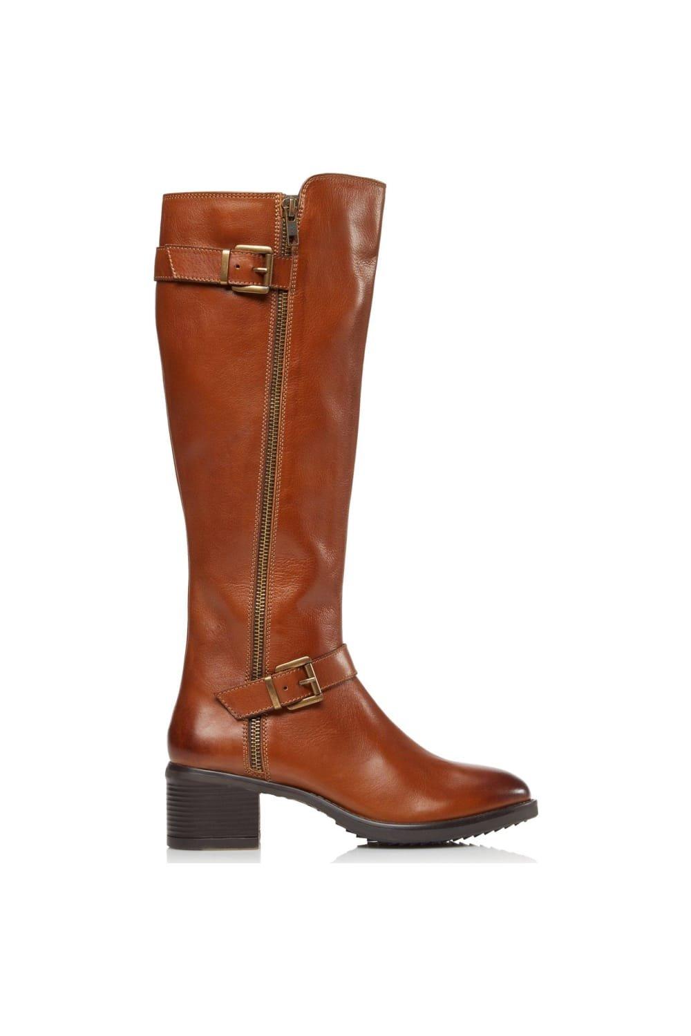 debenhams leather knee high boots