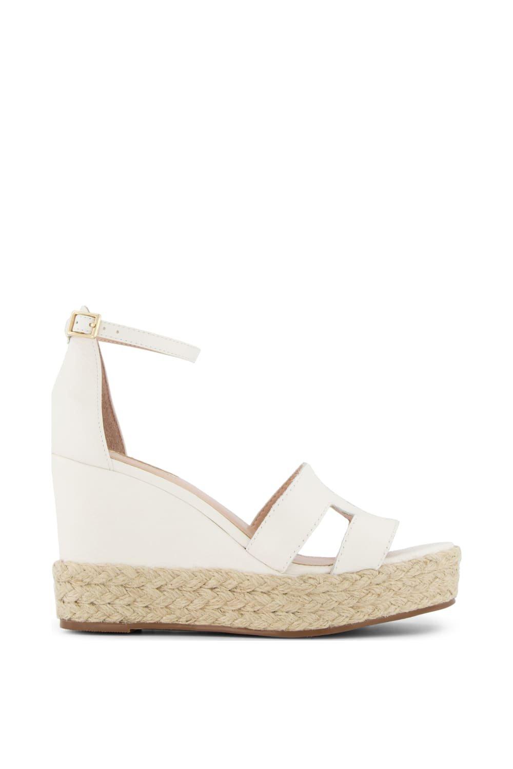 Sandals | 'Koupe' Leather Wedges | Dune London