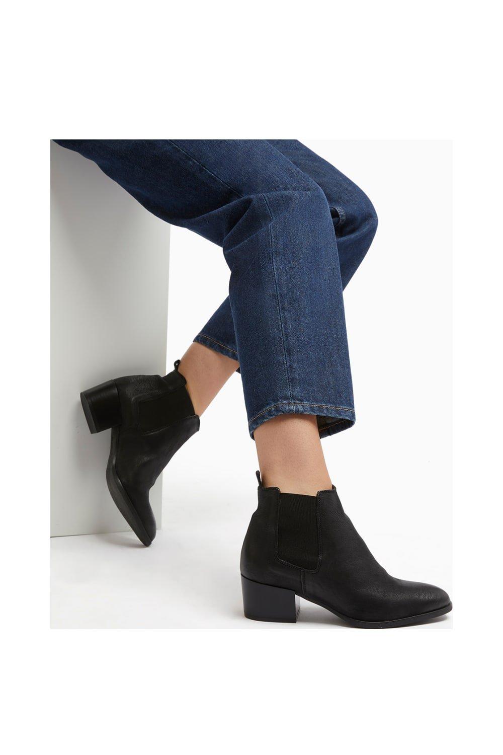 debenhams black ankle boots