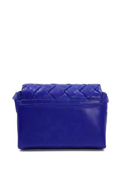 Dune London Blue 'Dempsy' Leather Cross Body Bag